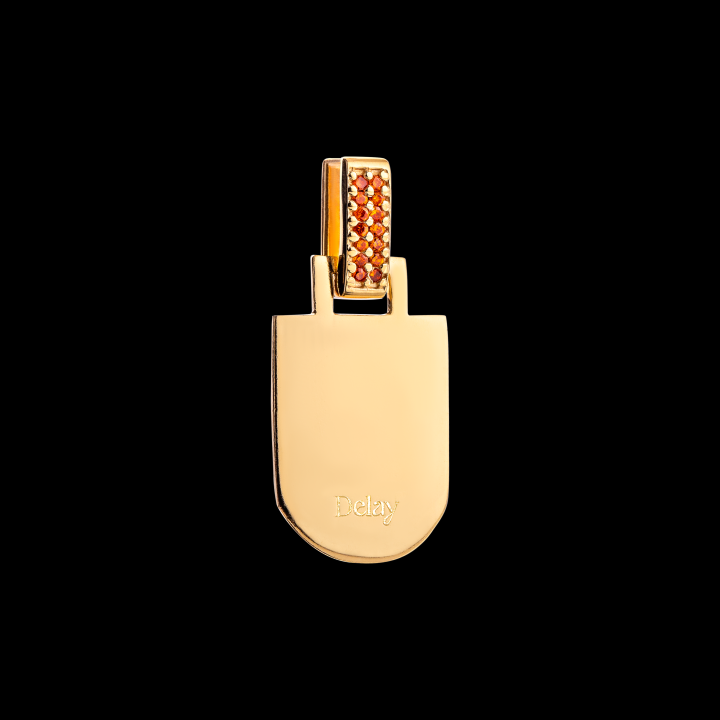 REFLEXO orange earring Gold
